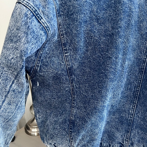 Weathered Blues Vintage 90’s acid wash denim jacket size Small - Picture 3 of 13